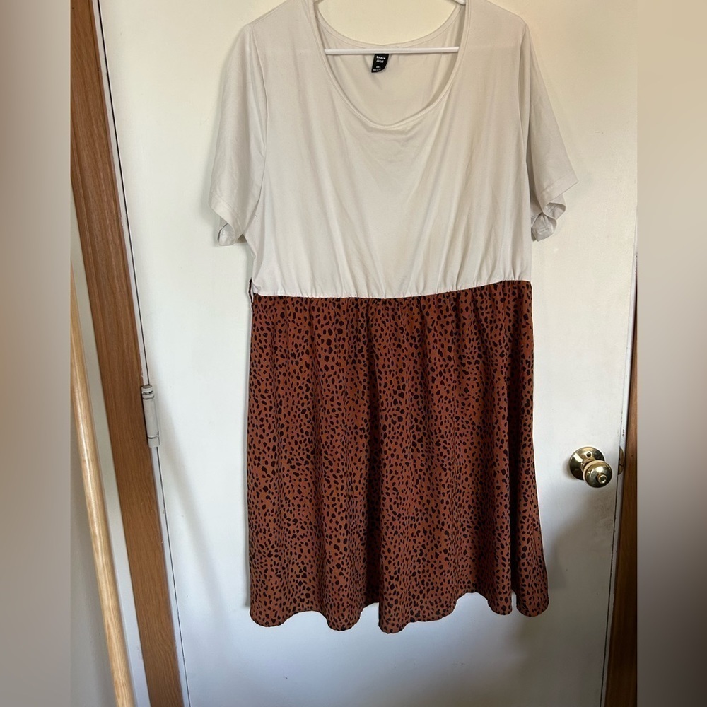 Shein curve 4XL animal print dress